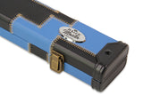 Baize Master 1 Piece PATCH Deluxe Plastic Ends Snooker Pool Cue Case - Holds 2 Cues