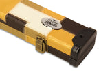 Baize Master 1 Piece PATCH Deluxe Plastic Ends Snooker Pool Cue Case - Holds 2 Cues