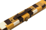 Baize Master 1 Piece PATCH Deluxe Plastic Ends Snooker Pool Cue Case - Holds 2 Cues