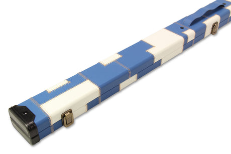 Baize Master 1 Piece PATCH Deluxe Plastic Ends Snooker Pool Cue Case - Holds 2 Cues