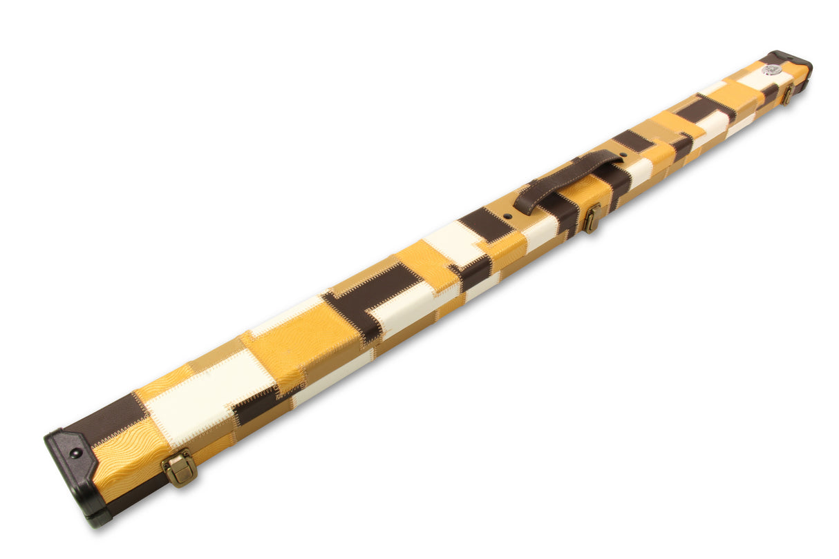 Baize Master 3/4 Deluxe PATCH Snooker Pool Cue Case with Plastic Ends