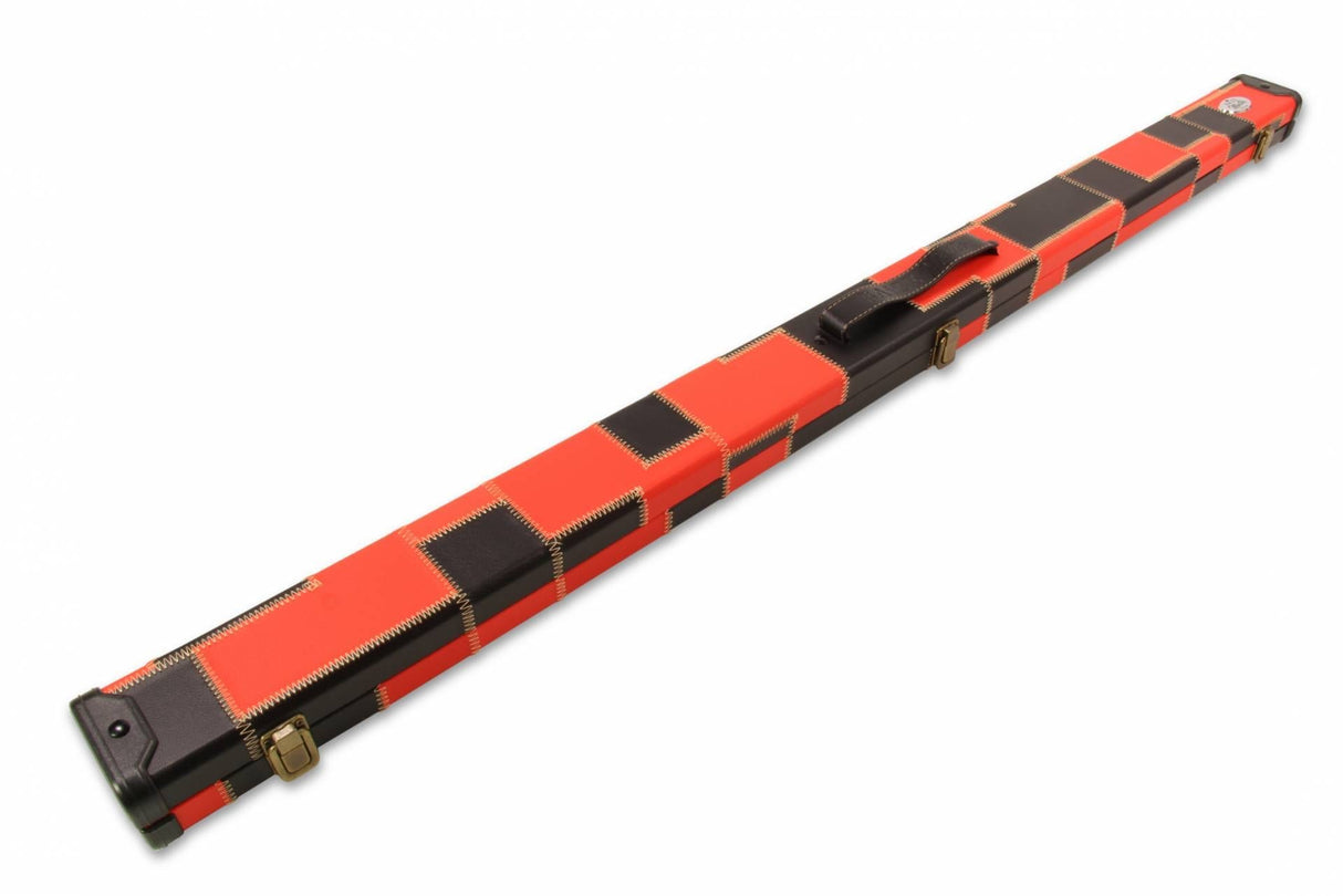 Baize Master 3/4 Deluxe PATCH Snooker Pool Cue Case with Plastic Ends