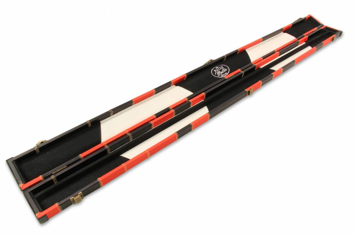 Baize Master 3/4 Deluxe PATCH Snooker Pool Cue Case with Plastic Ends
