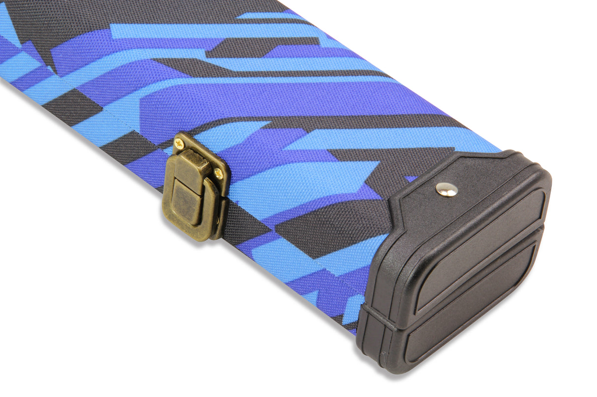 POSTMODERN 3/4 Hard Snooker Pool Cue Case Tough Plastic Ends