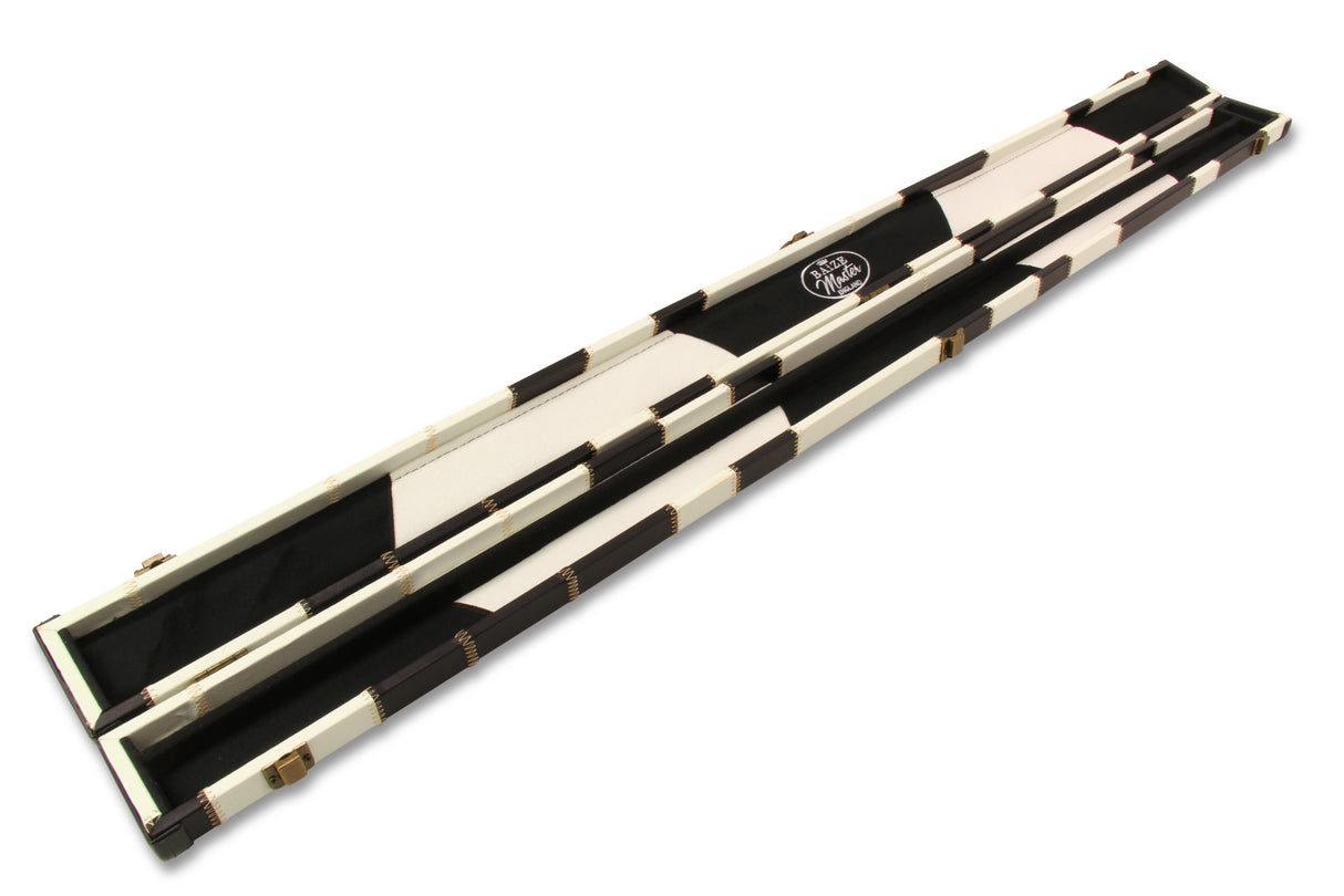 Baize Master 3/4 Deluxe PATCH Snooker Pool Cue Case with Plastic Ends