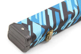 POSTMODERN 3/4 Hard Snooker Pool Cue Case Tough Plastic Ends