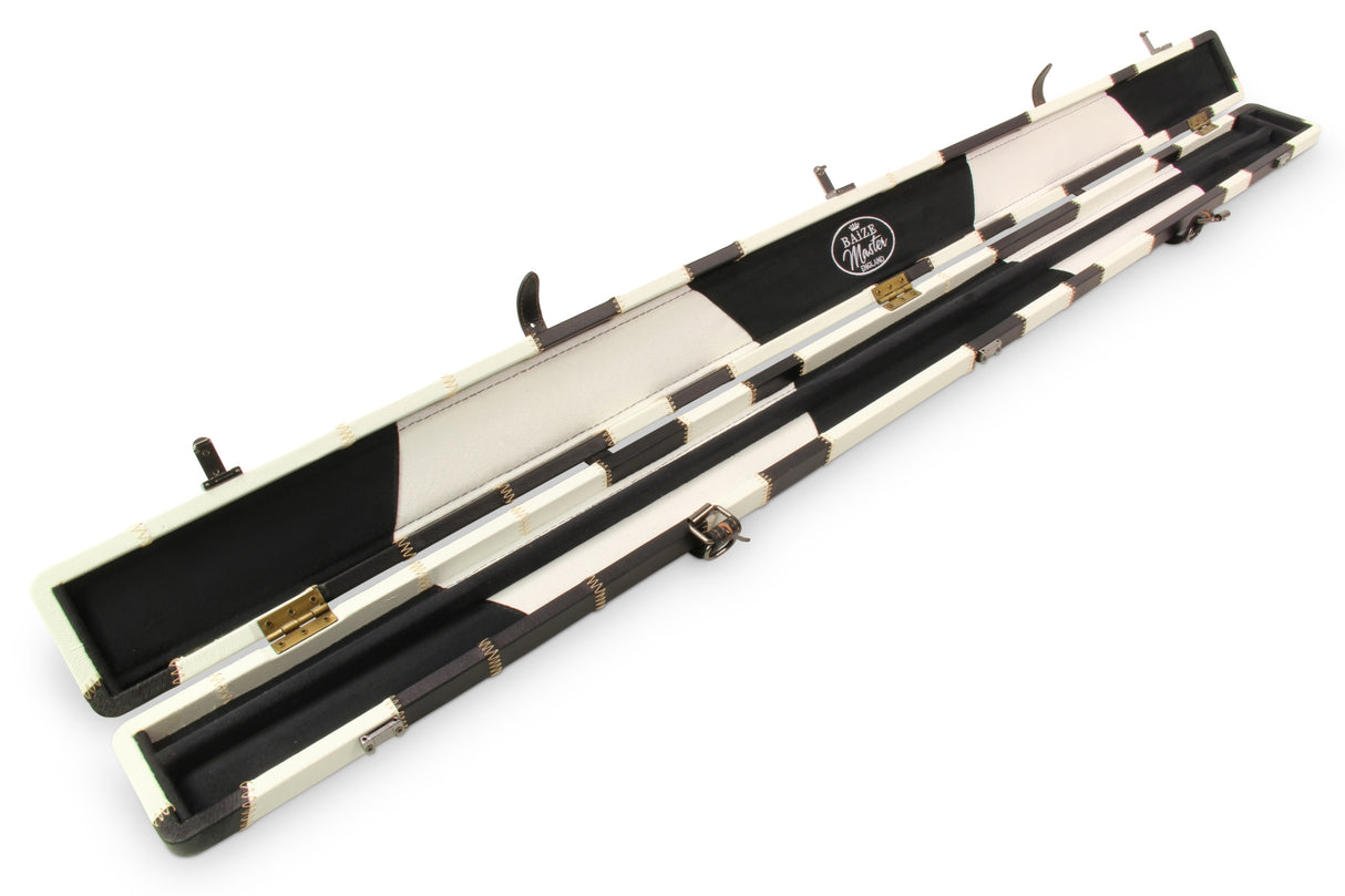 Baize Master 3/4 Luxury PATCH Snooker Pool Cue Case with Round Corners and Straps
