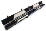 Baize Master 3/4 Luxury PATCH Snooker Pool Cue Case with Round Corners and Straps