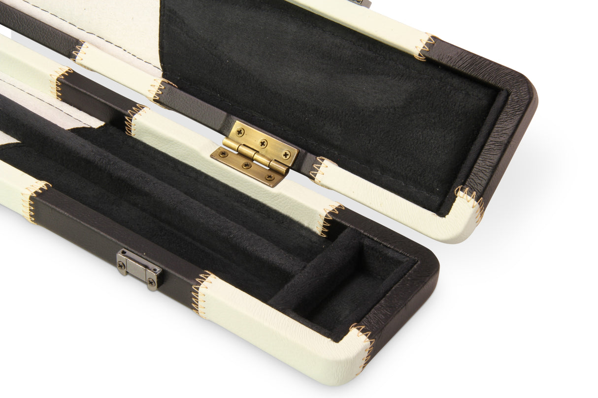 Baize Master 3/4 Luxury PATCH Snooker Pool Cue Case with Round Corners and Straps