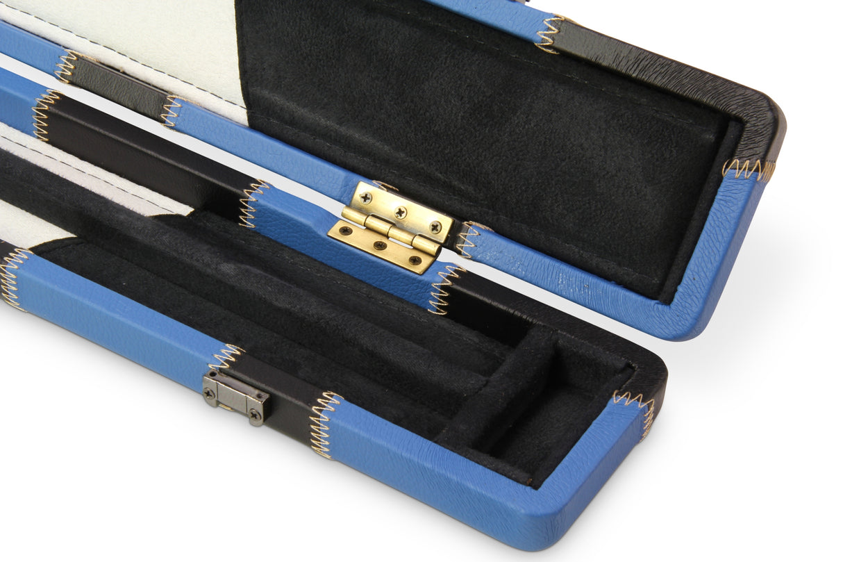 Baize Master 3/4 Luxury PATCH Snooker Pool Cue Case with Round Corners and Straps