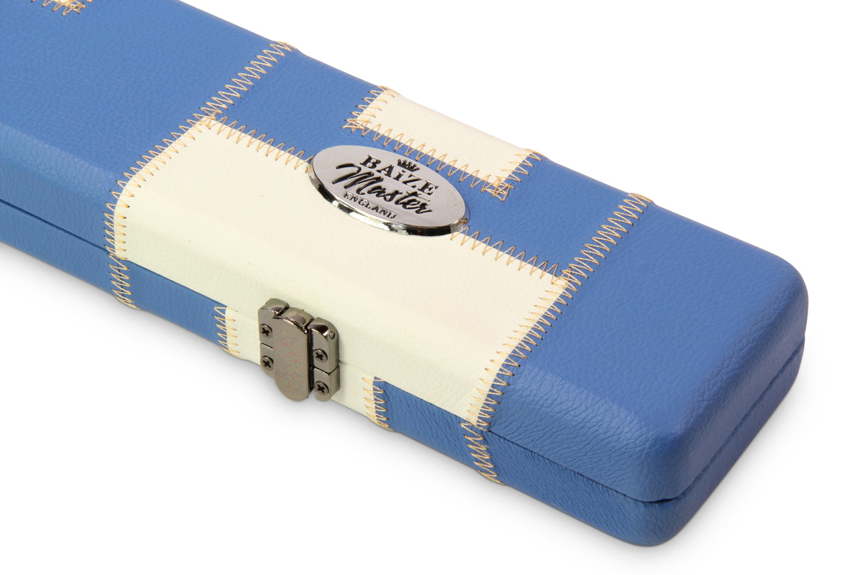 Baize Master 3/4 Luxury PATCH Snooker Pool Cue Case with Round Corners and Straps