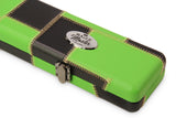 Baize Master 3/4 Luxury PATCH Snooker Pool Cue Case with Round Corners and Straps