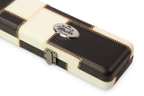 Baize Master 1 Piece PATCH Luxury Round Corner Snooker Pool Cue Case - Holds 2 Cues