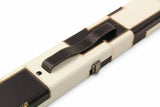 Baize Master 3/4 Luxury PATCH Snooker Pool Cue Case with Round Corners and Straps