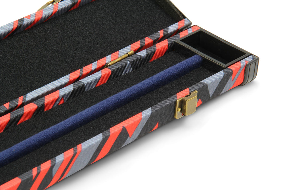 POSTMODERN 3/4 Hard Snooker Pool Cue Case Tough Plastic Ends
