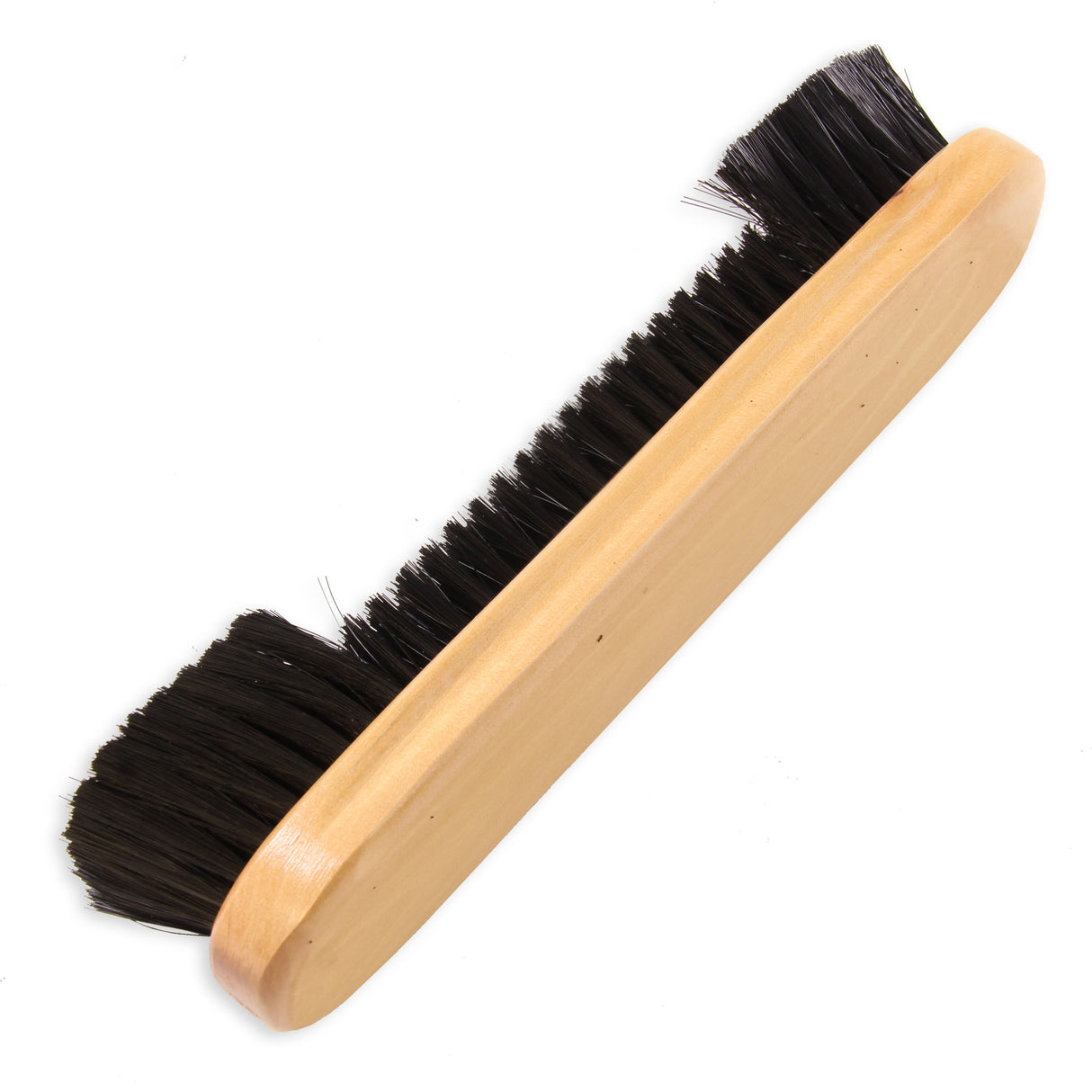 10.5 Inch Natural Wood Nylon Bristle STRAIGHT Shape Table Brush
