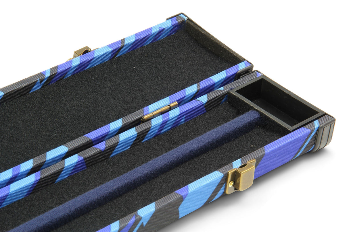 POSTMODERN 3/4 Hard Snooker Pool Cue Case Tough Plastic Ends
