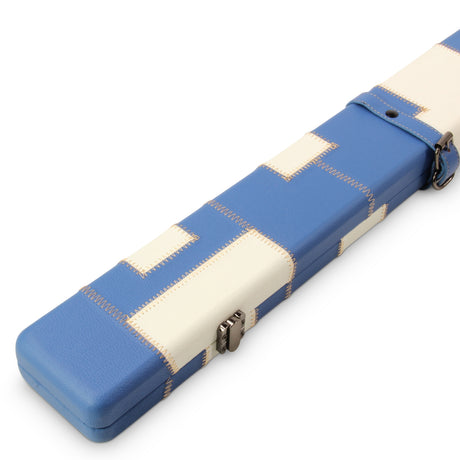 Baize Master 1 Piece PATCH Luxury Round Corner Snooker Pool Cue Case - Holds 2 Cues