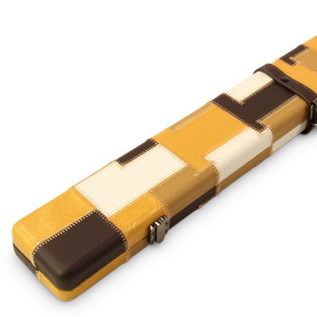 Baize Master 3/4 Luxury PATCH Snooker Pool Cue Case with Round Corners and Straps