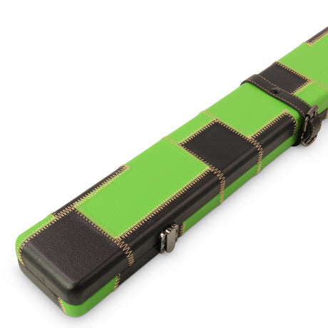 Baize Master 1 Piece PATCH Luxury Round Corner Snooker Pool Cue Case - Holds 2 Cues