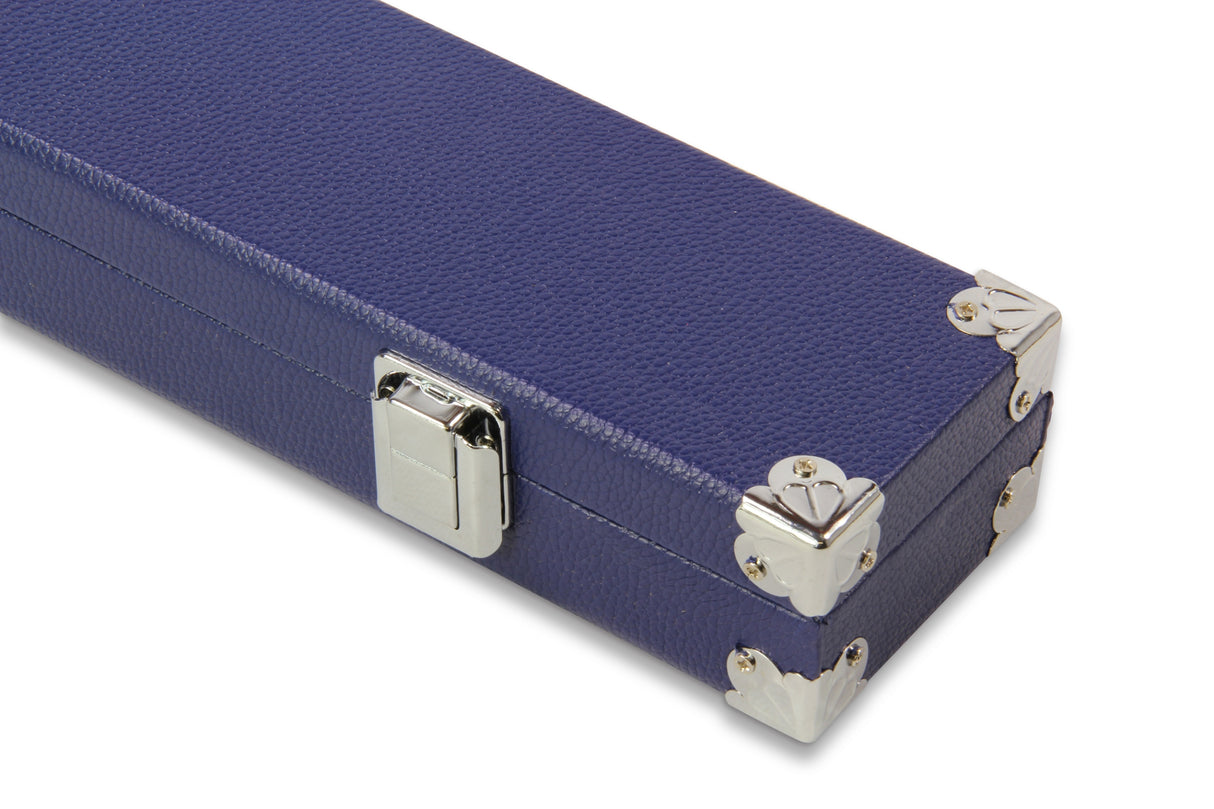 2 Piece Snooker Pool Cue Case with Reinforced Corners and Chalk Compartment