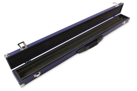 2 Piece Snooker Pool Cue Case with Reinforced Corners and Chalk Compartment