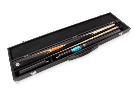 PRO147 CRUCIBLE 57 Inch 2 Piece Ash Snooker Pool Cue and Case Set with 9.5mm Tip