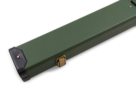 Baize Master 2 Piece Deluxe Snooker Pool Cue Case with Plastic Ends - Coloured Interior