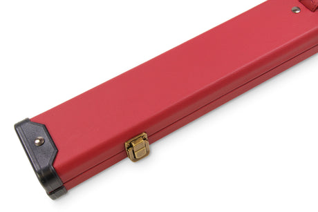 Baize Master 2 Piece Deluxe Snooker Pool Cue Case with Plastic Ends - Coloured Interior