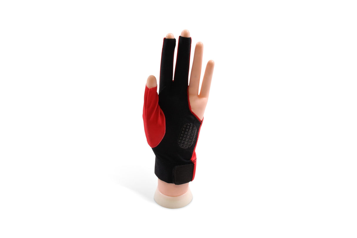 BAIZE MASTER Professional Three-Finger Snooker Pool Cueing Glove - For a Smoother Cue Action - Left Hand