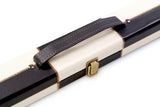 Deluxe 3/4 CHEQUERED Cue Case with Plastic Ends and Horizontal Chalk Compartment