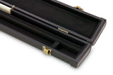 Deluxe 3/4 CHEQUERED Cue Case with Plastic Ends and Horizontal Chalk Compartment