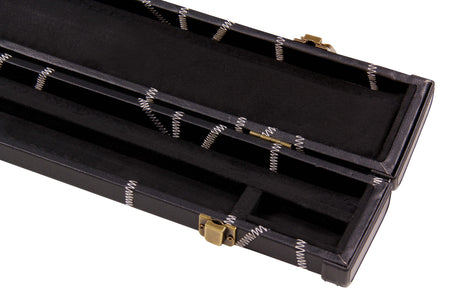 Deluxe 3/4 Snooker Pool Cue Case with Plastic Ends - CRAZY STITCH Design