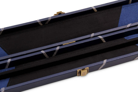 Deluxe 3/4 Snooker Pool Cue Case with Plastic Ends - CRAZY STITCH Design