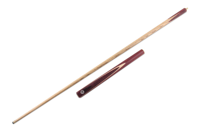 PRO147 PHAT Purple Heart 3/4 Jointed Heavy Weight Snooker Cue with 9.8mm Tip and Mini Butt Extension