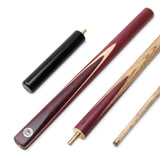PRO147 PHAT Purple Heart 3/4 Jointed Heavy Weight Snooker Cue with 9.8mm Tip and Mini Butt Extension