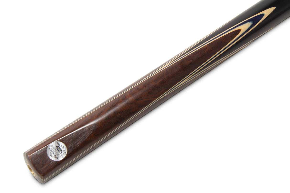 PRO147 VISTA BLUE 57 Inch 3/4 Snooker Pool Cue with 9.5mm tip and Mini Butt Extension
