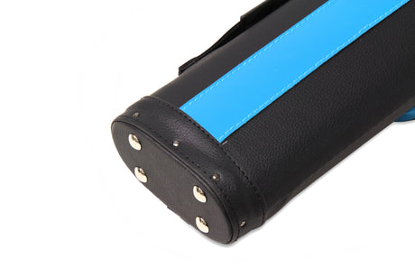 Baize Master STRIPE Oval QUAD Snooker Pool Cue Case - Holds Two 2 Piece Cues
