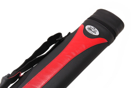 Baize Master STRIPE Oval QUAD Snooker Pool Cue Case - Holds Two 2 Piece Cues