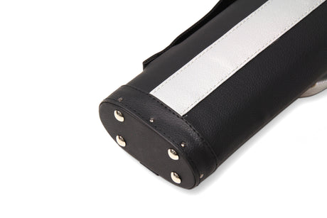 Baize Master STRIPE Oval QUAD Snooker Pool Cue Case - Holds Two 2 Piece Cues