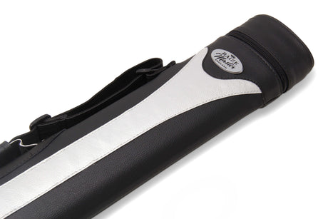 Baize Master STRIPE Oval QUAD Snooker Pool Cue Case - Holds Two 2 Piece Cues