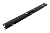 Baize Master 3/4 Black Luxury Snooker Pool Cue Case - Holds Two 3/4 Joint Cues