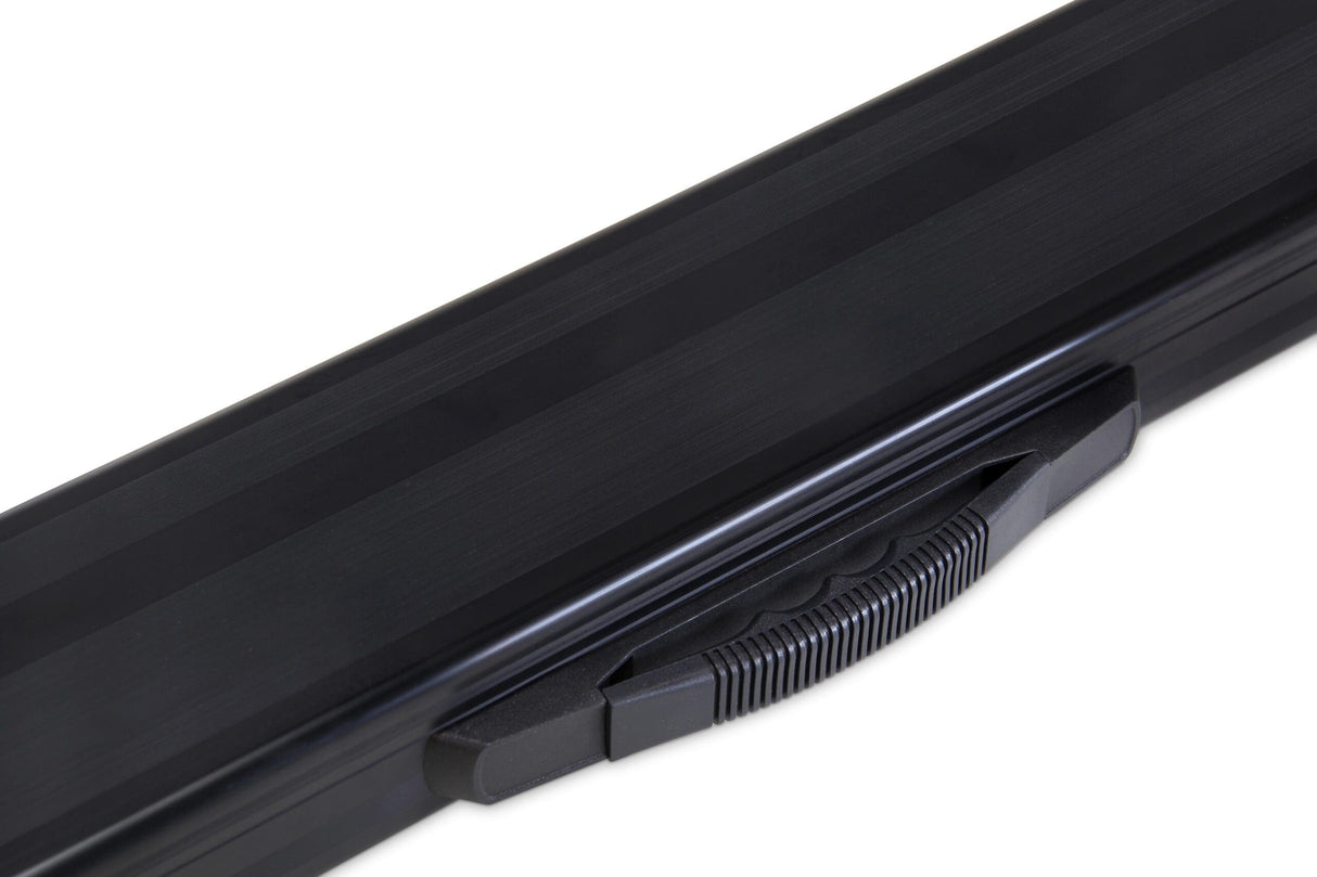 Baize Master 3/4 Black 3 Slot LOCKABLE Metal Ends Snooker Pool Cue Case - Holds 2 Cues