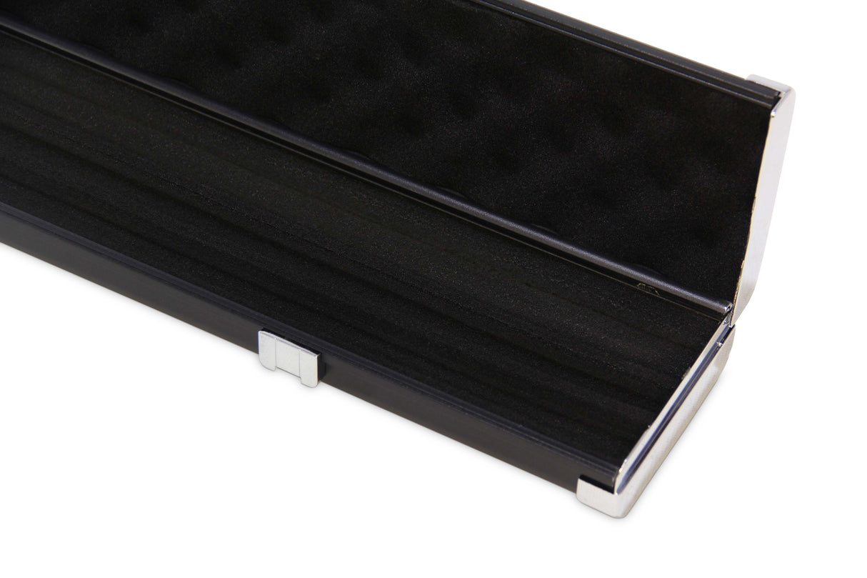 Baize Master 3/4 Black Luxury Snooker Pool Cue Case - Holds Two 3/4 Joint Cues