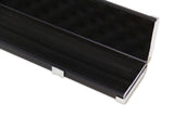 Baize Master 3/4 Black Luxury Snooker Pool Cue Case - Holds Two 3/4 Joint Cues