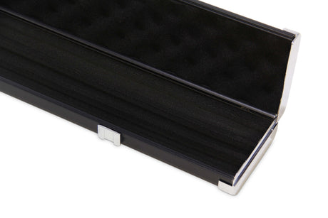 Baize Master 3/4 Black Luxury Snooker Pool Cue Case - Holds Two 3/4 Joint Cues