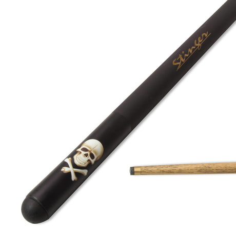 Buffalo PRO SKULL Stinger British Pool Cue 52" 2pc Centre Joint - 8.5MM Tip
