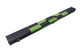 Deluxe 3/4 WIDE CHEQUERED Snooker Pool Cue Case with Plastic Ends - Holds 2 Cues