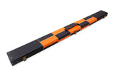 Deluxe 3/4 WIDE CHEQUERED Snooker Pool Cue Case with Plastic Ends - Holds 2 Cues