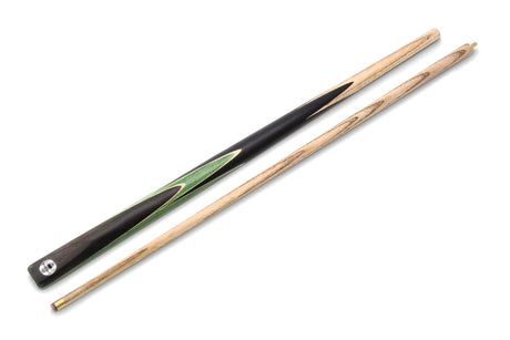 PRO147 CRUCIBLE 57 Inch 2 Piece Ash Snooker Pool Cue and Case Set with 9.5mm Tip